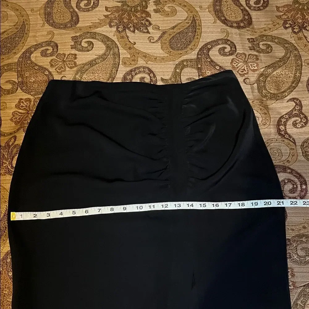 Zara Black Midi Skirt Size XL NWT
